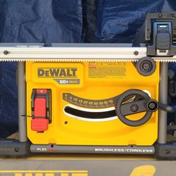 Dewalt FLEXVOLT 60V MAX Brushless 8-1/4 in Table Saw . Tool Only .Read Description 