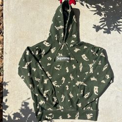 Supreme Box Logo Hooded Sweatshirt (FW21) ‘Olive Russian Camo’