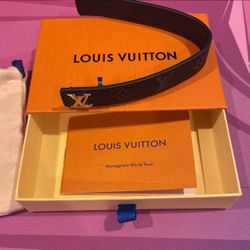 LV Slim Bracelet Black/Silver