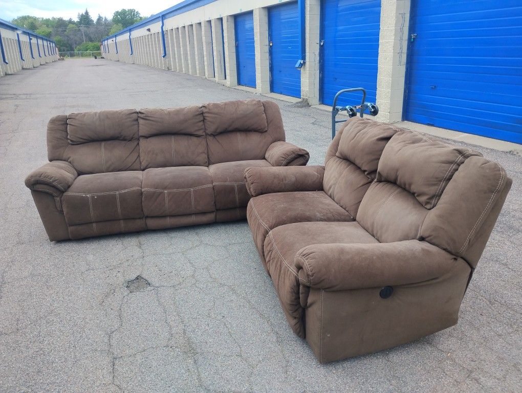 Electric Recliner Couch Set