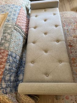 Bedroom bench and storage