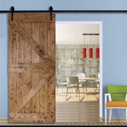 6ft Black Arrow Series Sliding Rail System Door Track