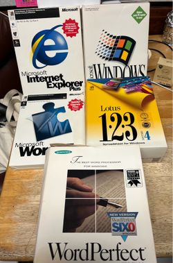 1990s Software for Windows Operating System
