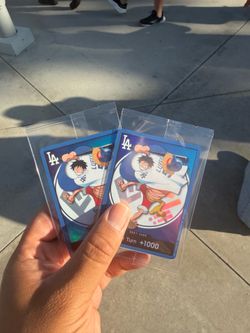 One piece dodgers luffy trading card