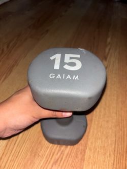 15 pound dumbbell
