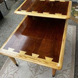 MCM Lane Acclaim two tier end table - Refinished 
