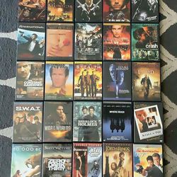 25 Action DVD’s