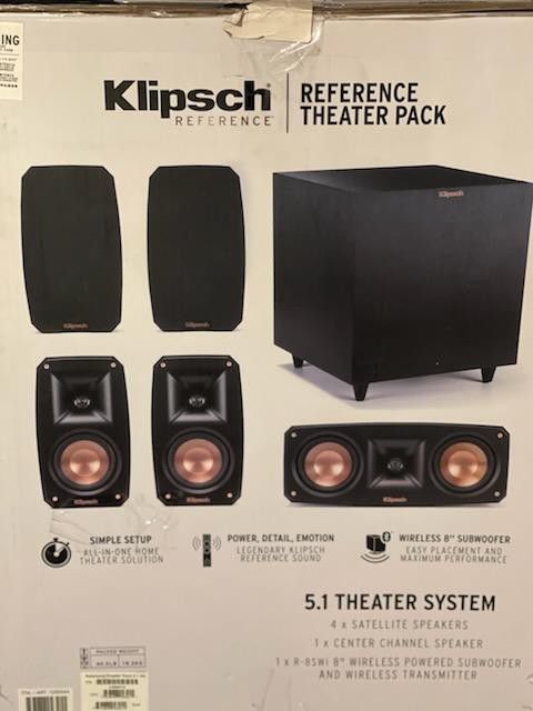 Klipsch Theatre System Brand New! $250