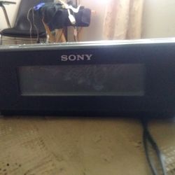SONY Dream Machine ICF-C707 Backlit LED Alarm Clock AM/FM Radio w/Nature Sounds

