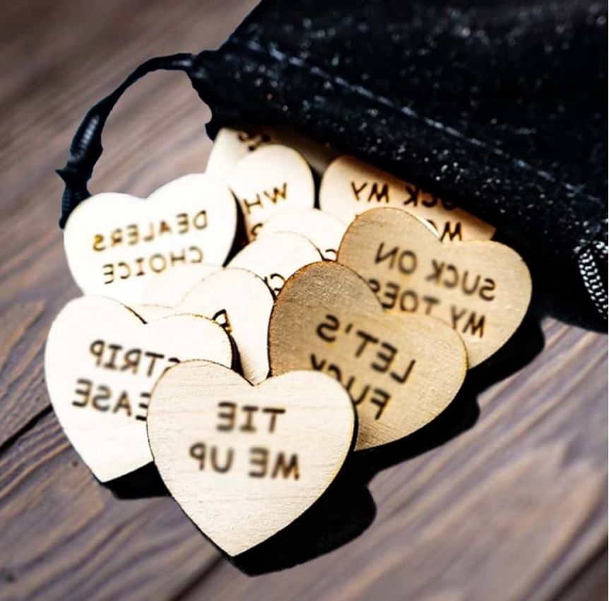 New Wooden Couples Date Night Activity 19 Pcs