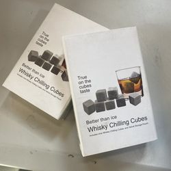 Beverage Chilling Stones, Whiskey Stones for Whiskey and Other Beverages with Carrying Pouch