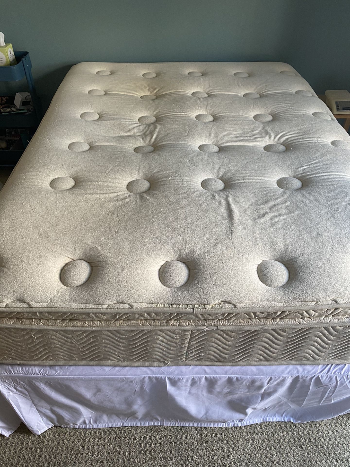 FREE Queen mattress, box and frame