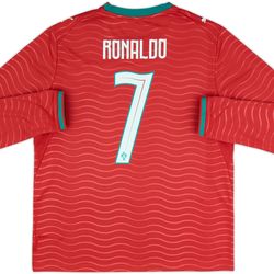Portugal cr7 soccer jersey