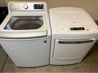 LG washer and gas dryer