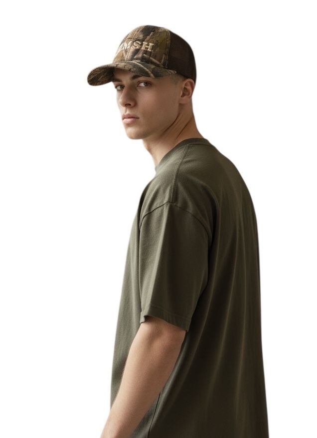 Realtree Camouflage Trucker Hat MSH Logo Mesh Back Adjustable