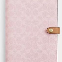 Coach Powder Pink Notebook 
