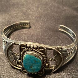 Navajo Turquoise cuff bracelet/ women’s