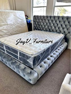 New Queen Bed Frame With MATRESS