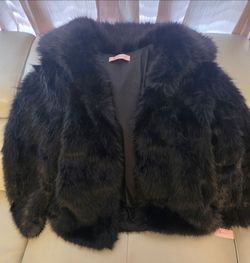 Black Faux Fur Jacket