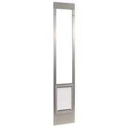 BRAND NEW Ideal Pet Products Aluminum Pet Patio Door, 10-1/2" X 15" Flap Size
