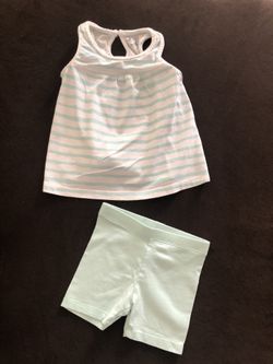 3T top and shorts