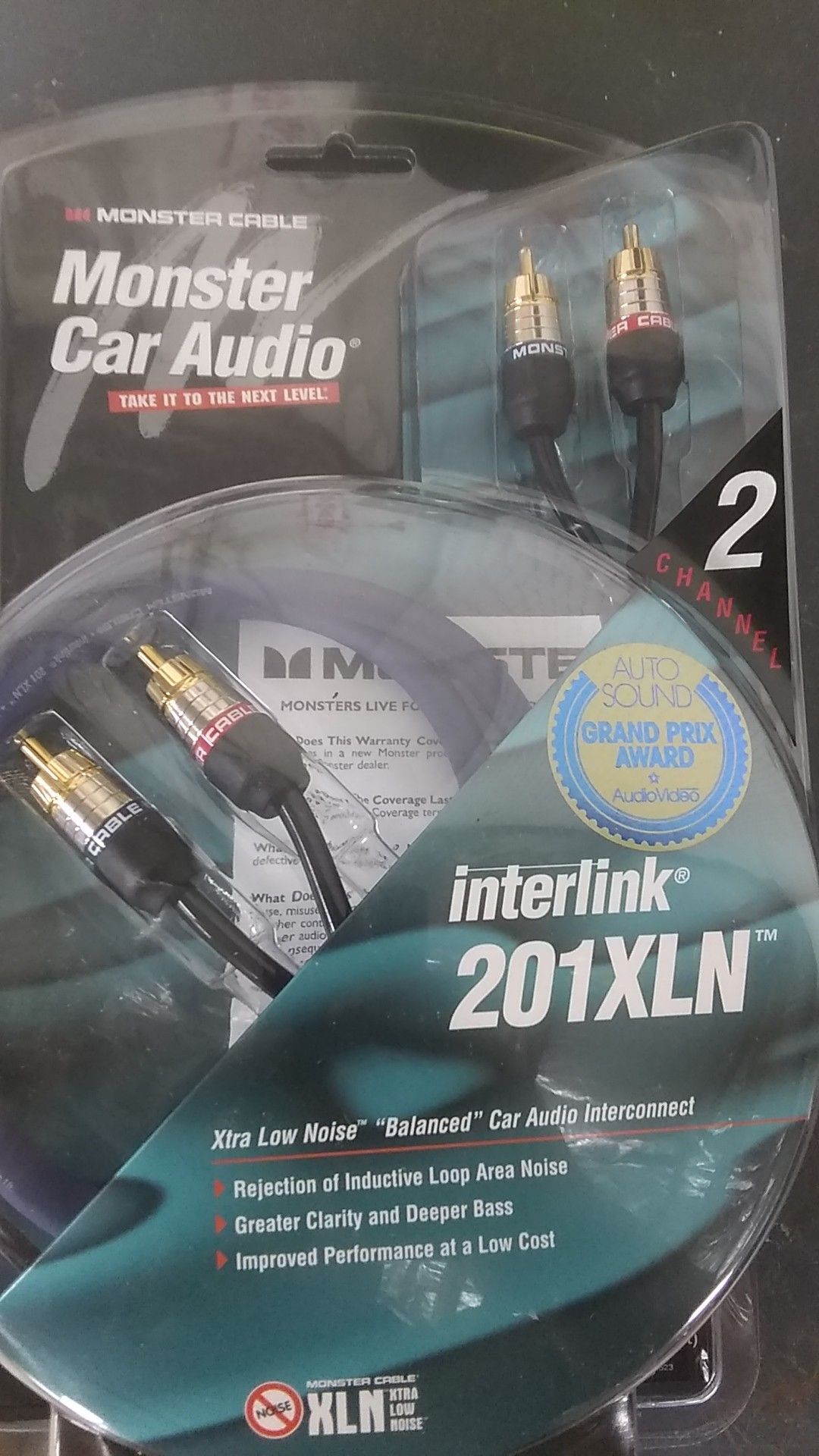 Monster Car Audio interlink RCA Male 201XLN