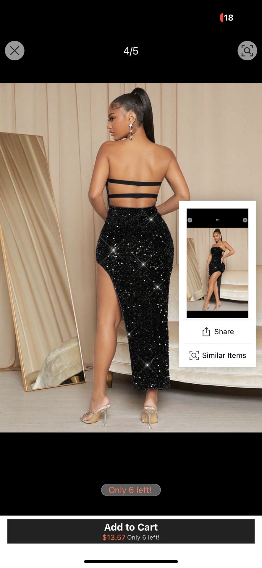 sequin dress