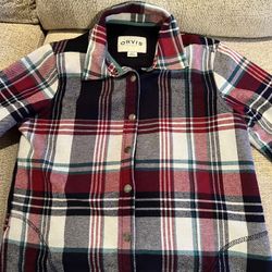 Women’s Flannel Shirt Jacket size small