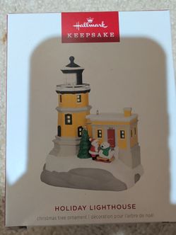 NIB 2024 Hallmark 13th Holiday Lighthouse Series Christmas Keepsake Ornament
