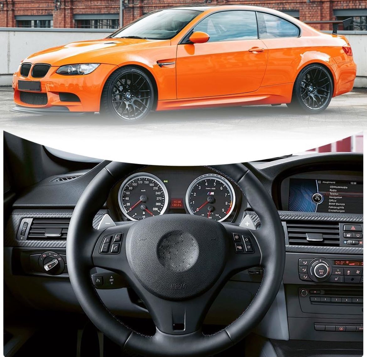 Steering Wheel Magnetic Paddle Shifter for BMW M3 X5 X6 M E90 E92 E93 E81 E82 E87 E88 E90 E71