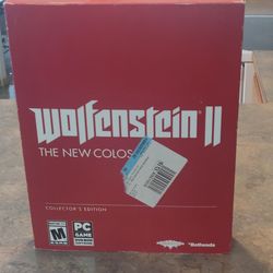 Wolfenstein The New Colossus(PC)  Collector's Edition  New In Box
