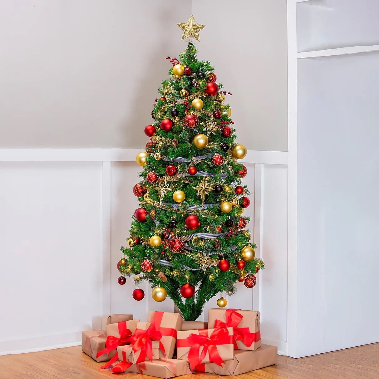 Christmas Tree With Toys Full Package And Stand