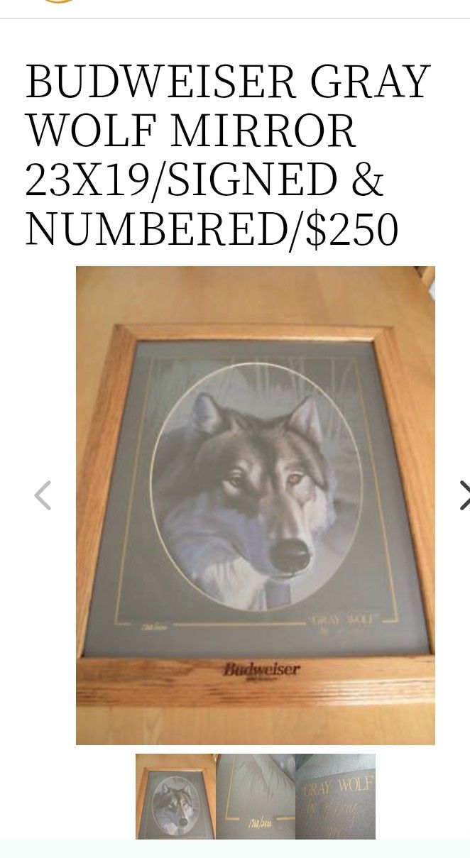Budweiser Beer Mirror