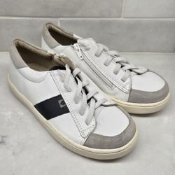 Oldsoles Youth Boys/Girls Size 1 White Leather Sneakers