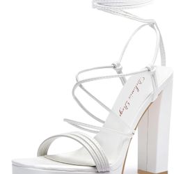 Strappy Wedding Heels