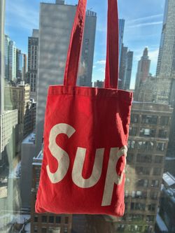 2009 Supreme tote red SUP bag vintage Very rare