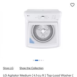 LG Agitator Medium ( 4.1-cu ft ) Top-Load Washer ( White )