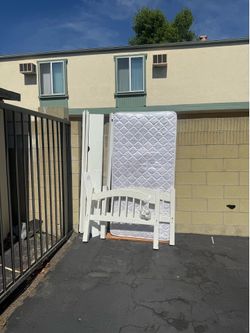 Twin bed and frame bundle