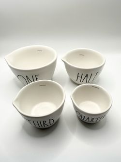 Ceramic Rae Dunn Measuring Cups Set
