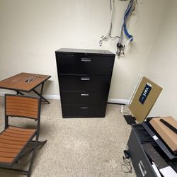 Office Furniture- Desks, Chairs, Conference Table, And Filling Cabinets