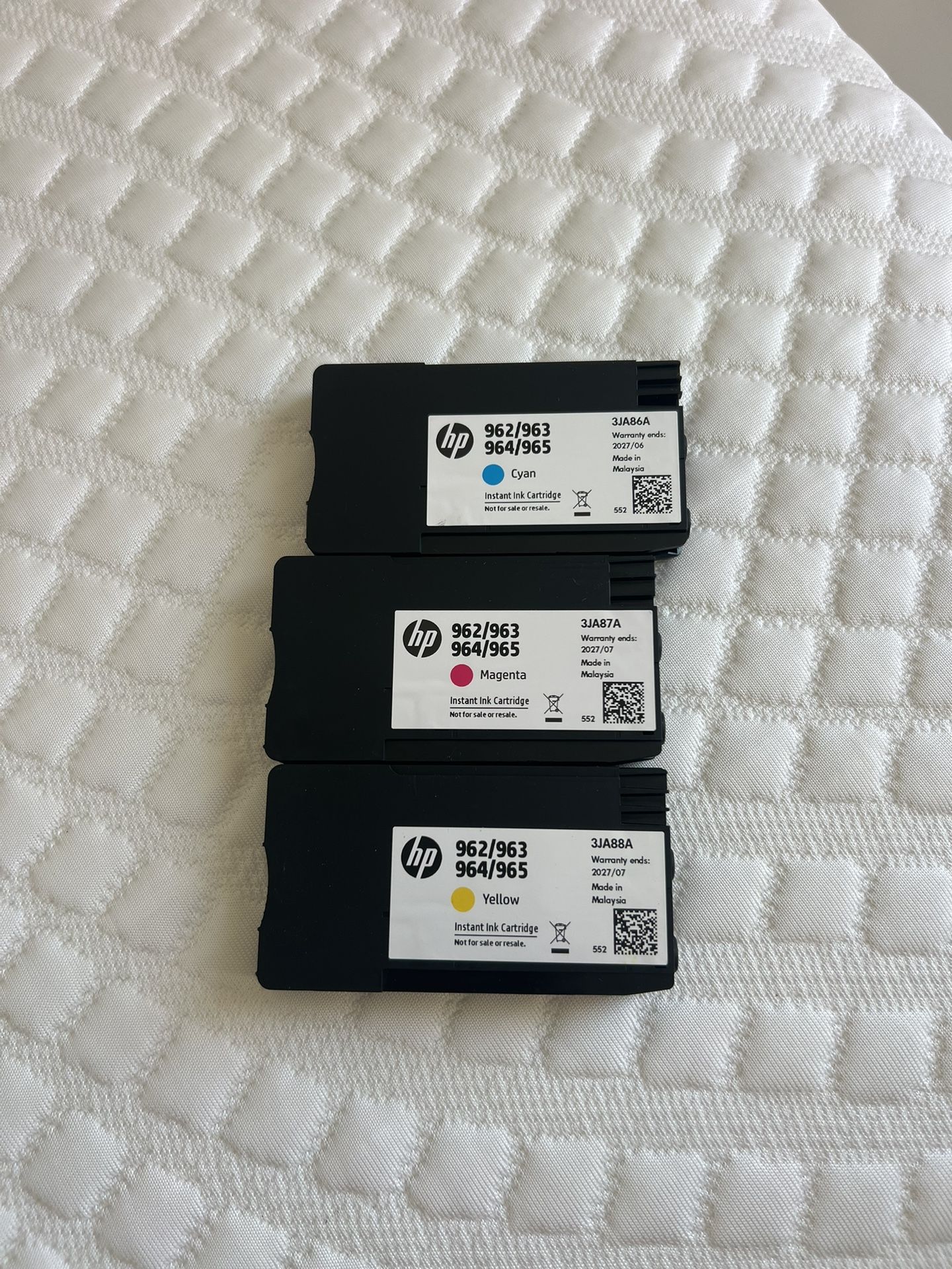 HP 962 Cyan, Magenta, Yellow Ink Cartridges for HP Printers