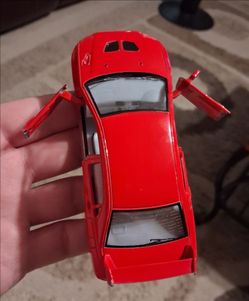 Mitsubishi Lancer Evolution VII  Red Diecast Model Car  1:36 Scale  Licensed