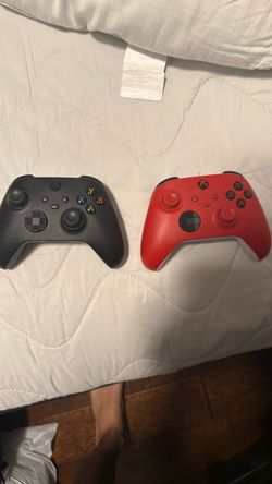 Two Xbox Series X Controllers