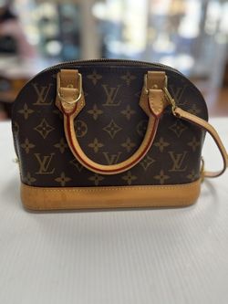 LOUIS VUITTON ALMA BB, IN SLIGHT DIRTY CONDITION, NO BOX OR DUST BAG, ENTRUPY VERIFIED
