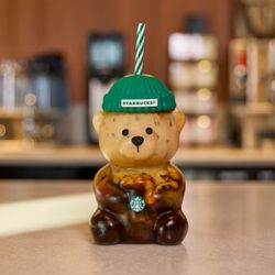 Starbucks Glass Bear Cup