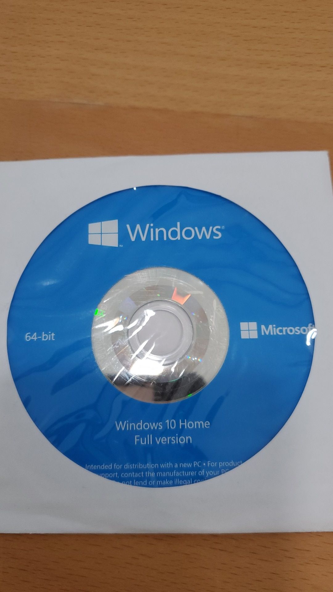 OEM Windows 10 Home installation Disc $1