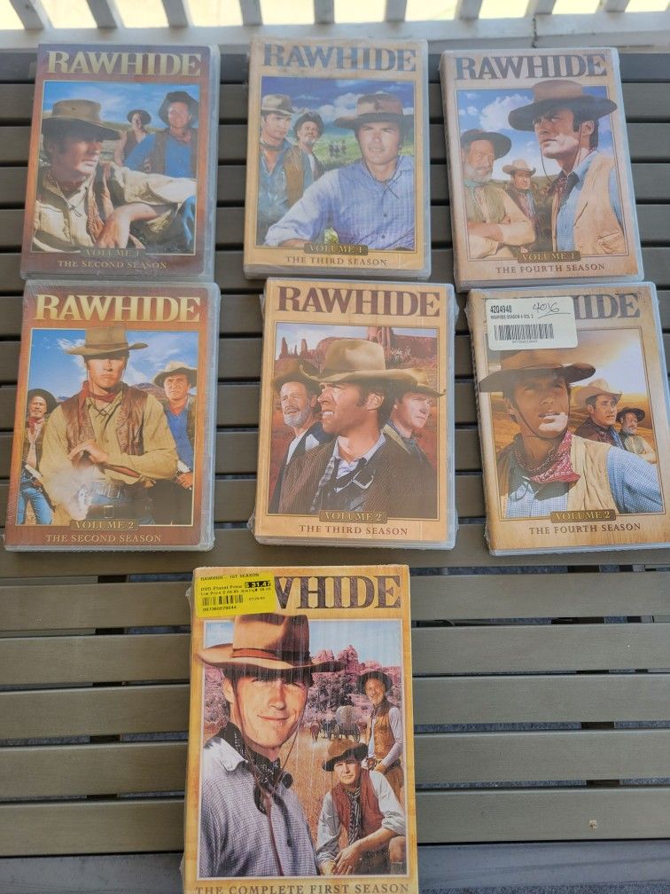 Rawhide TV Series DVD Sets All Brand New Factory Sealed