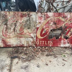 Vintage Coca Cola Sign