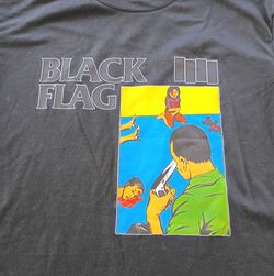 Black Flag  punk rock t-shirt size large