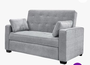 A nice Convertible Sleeper Sofa with Cushions